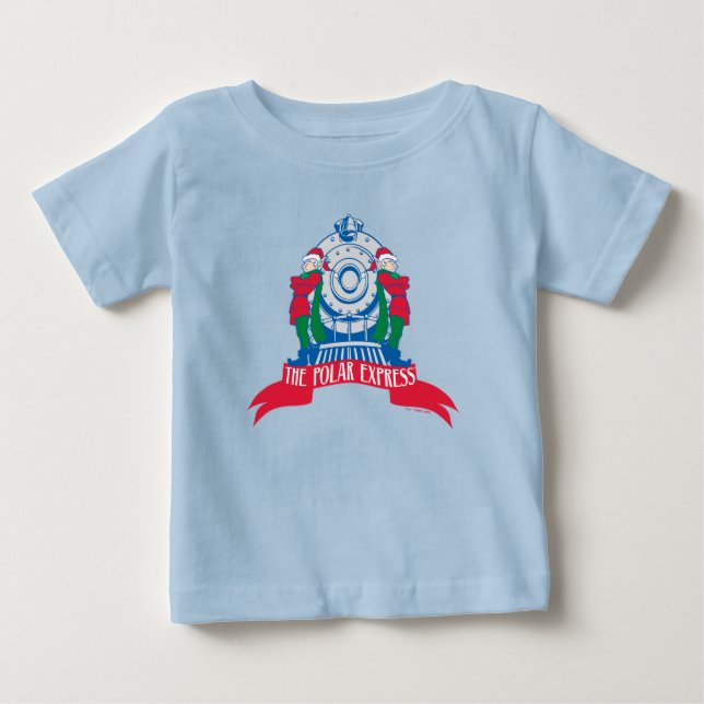 Polarna Express | Elves Permanent Tåg Baby T Shirt (Framsida)