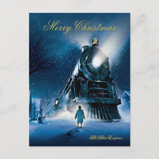 Polarna Express | GOD JUL Helg Vykort (Framsida)