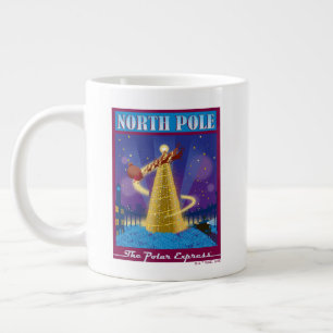 Polarna Express Nordpolen Vintage resor Art Jumbo Mugg