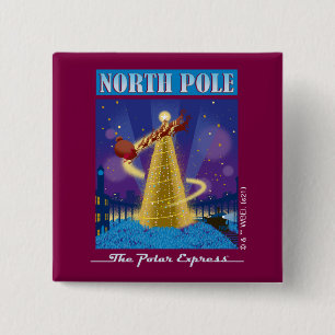 Polarna Express Nordpolen Vintage resor Art Knapp
