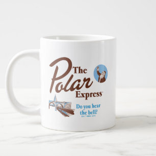 Polarna Express Retro för "hör du skåran" Jumbo Mugg