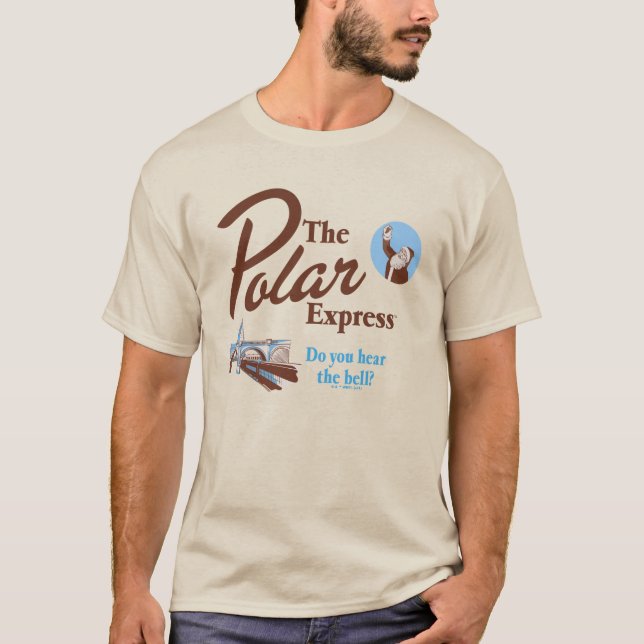 Polarna Express | Retro för "hör du skåran" T Shirt (Framsida)