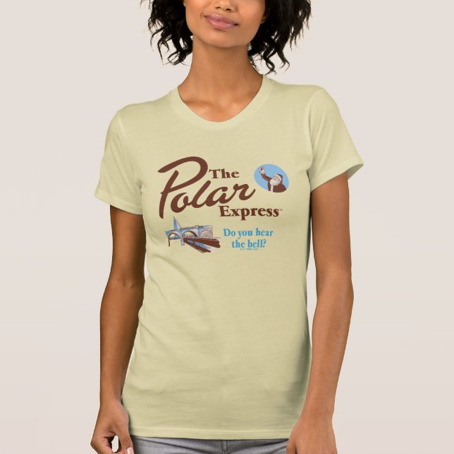 Polarna Express | Retro för "hör du skåran" T Shirt (Framsida)