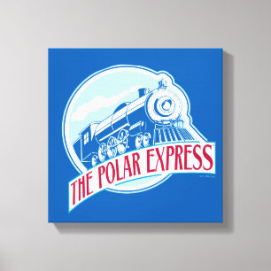 Polarna Express   Tåg Badge Canvastryck
