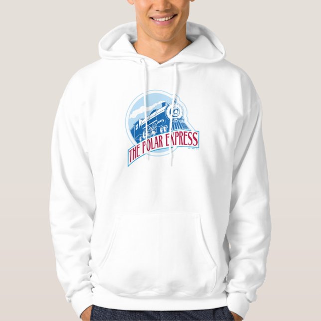 Polarna Express | Tåg Badge Hoodie (Framsida)