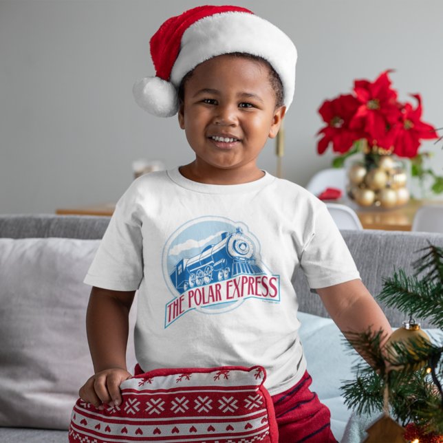 Polarna Express | Tåg Badge T Shirt (Skapare uppladdad)