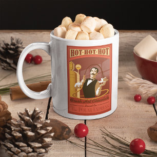 Polarna Express Vintage av choklad med Hett Art Kaffemugg