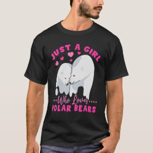 Polarna föder djur bara en flicka som Kärlek Polar T Shirt