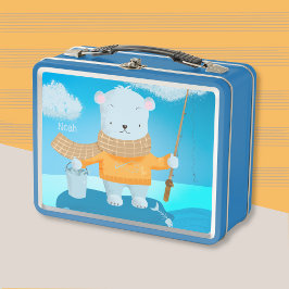 Polarna för tonfiskfiske, Kid Metall Lunchbox