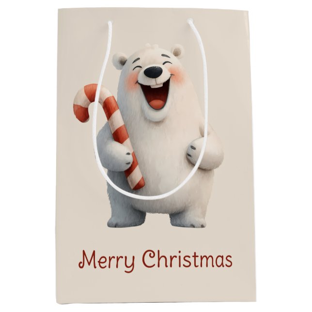 Polarna god jul Cute Bear Design (Framsidan)
