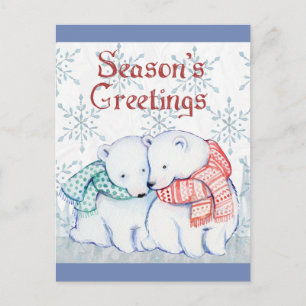 Polarna Greetings Bears Vykort