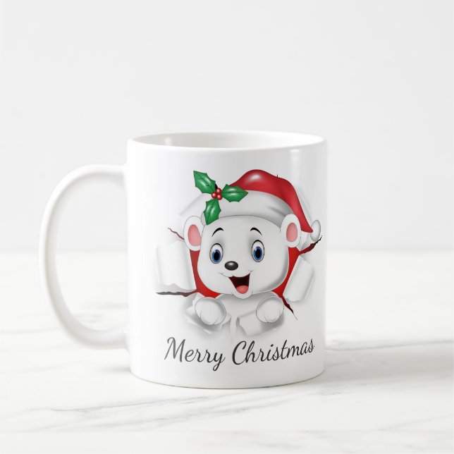 Polarna Klar jul - överraskning Kaffemugg (Vänster)
