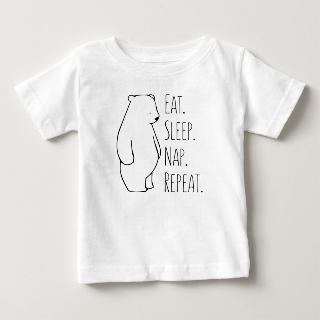 Polarna Östra Nap Bear Baby och Kids Kläder Tröja (Framsida)