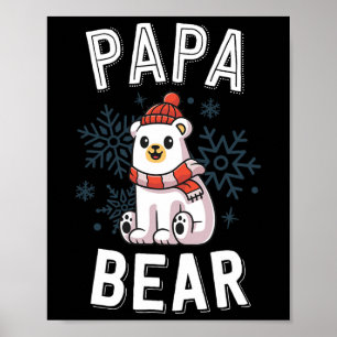 Polarna Pappa Bear Family jul S Bear Helgdag Xm Poster