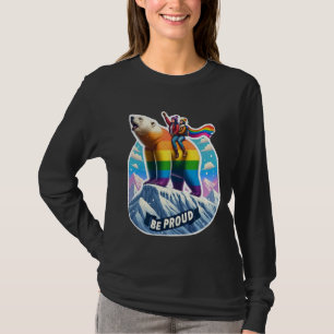Polarna Perched på berget med flickor T Shirt