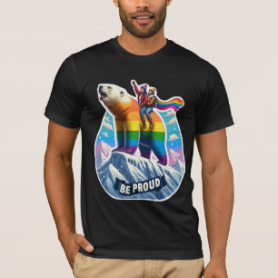 Polarna Perched på berget med flickor T Shirt