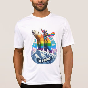 Polarna Perched på berget med flickor T Shirt