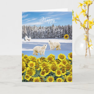 Polarna Solrossolkort för Blommigt med skarvat gra Kort