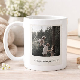Polaroid Fotoblandad Kaffe Mugg | Anpassad Vintage