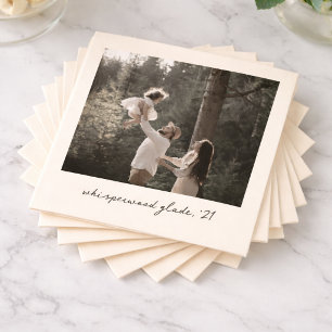 Polaroid Fotservetter Anpassad Vintage Retro Kon Pappersservett