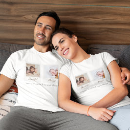 Polaroid Stil-foto - tacksamt och välsignat kvinna T Shirt