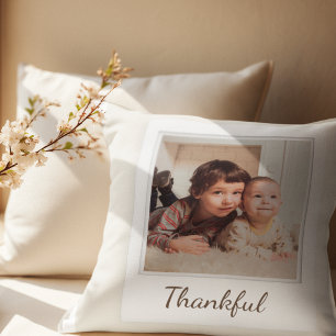 Polaroid Stil Photo Pillow - Tack Kudde