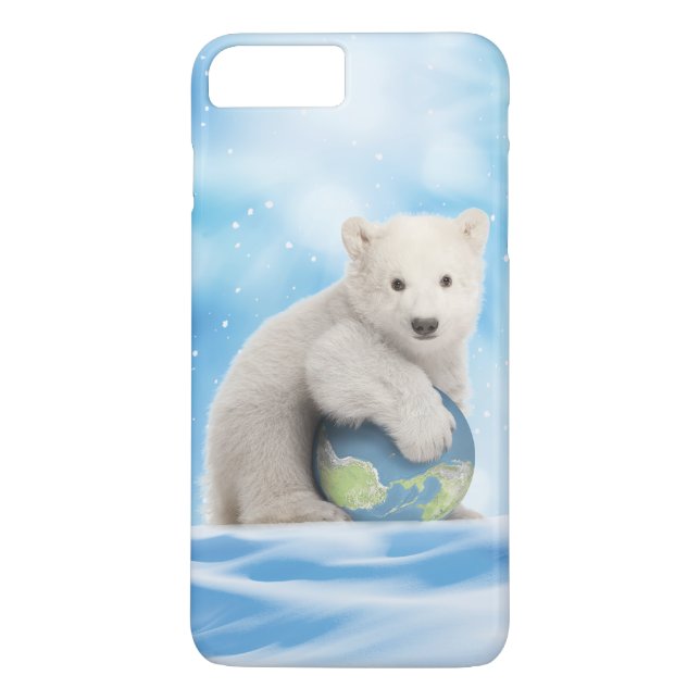 Polart björntelefonfodral Case-Mate iPhone skal (Baksida)