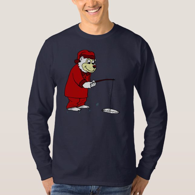 Polart isfiske i Pajamas Tee (Framsida)