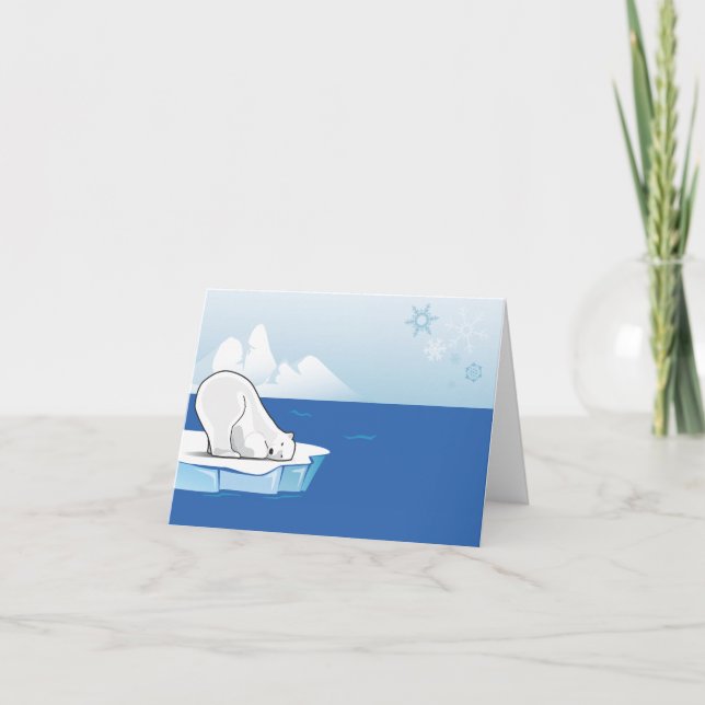 Polart leka för björn kort (Framsida)