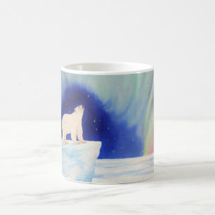 Polart ljus kaffemugg