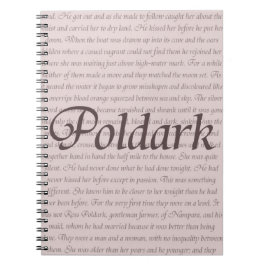 Poldark citationstecken anteckningsbok