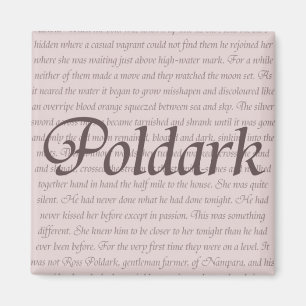 Poldark citationstecken magnet