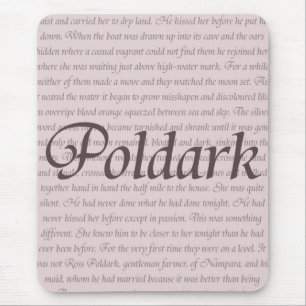 Poldark citationstecken musmatta