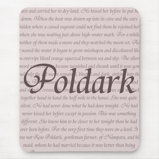 Poldark citationstecken musmatta (Framsidan)