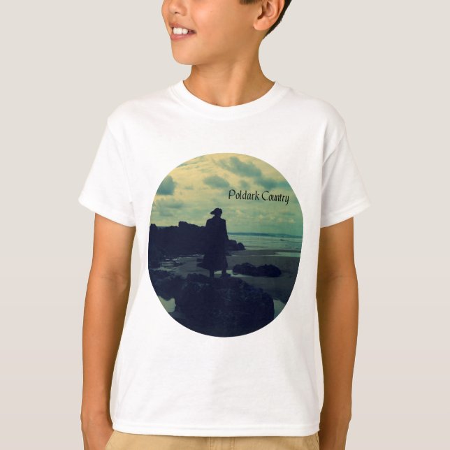 Poldark Land Photo Cornwall England Tee (Framsida)