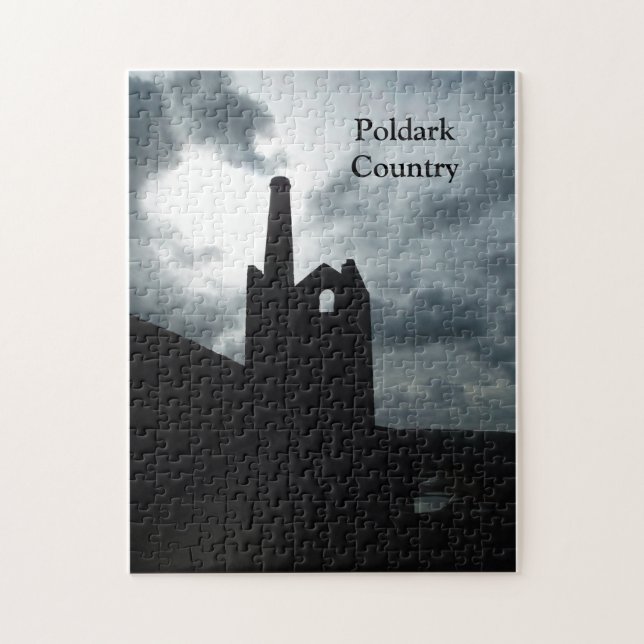 Poldark land Wheal Coates min Cornwall England Pussel (Vertikal)