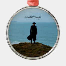 Poldark landfoto Cornwall England Julgransprydnad Metall