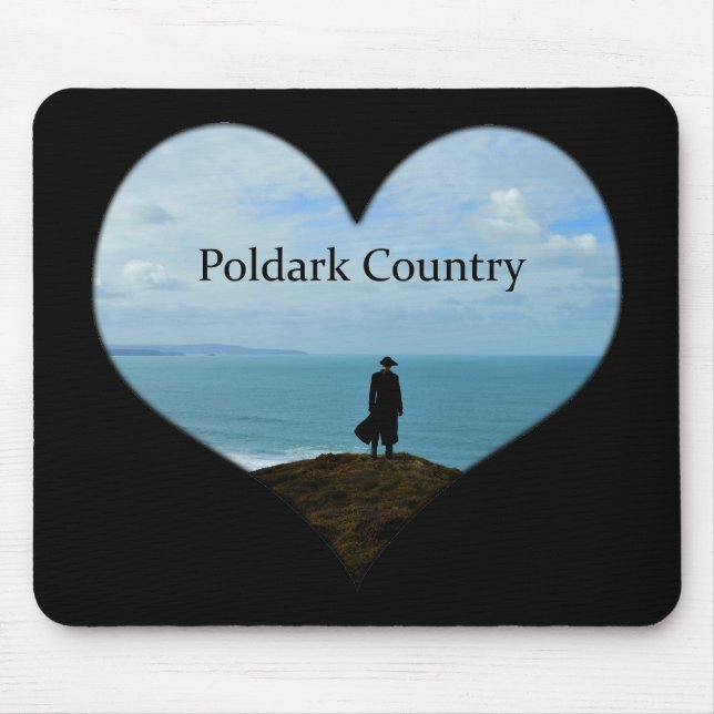 Poldark landfoto Cornwall England Musmatta (Framsidan)