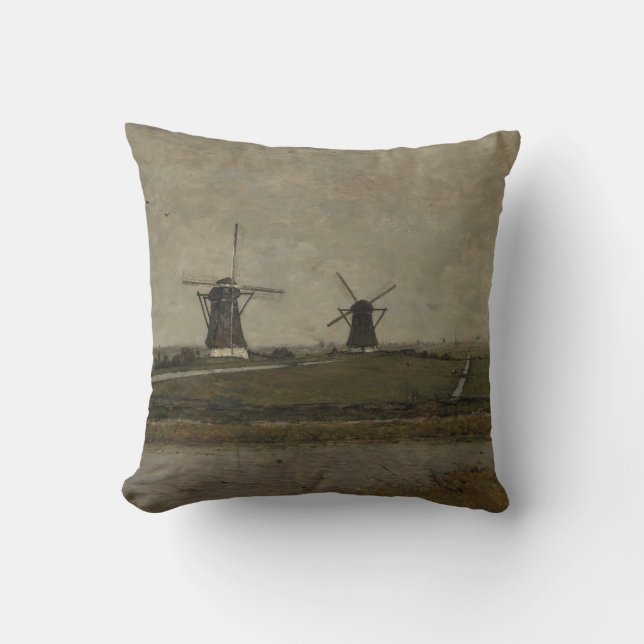 Polder med Mills nära Overschie Kudde (Framsida)