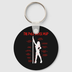 Pole Bruise Bära Dance Outfit Dancing Clothes Fitn Nyckelring