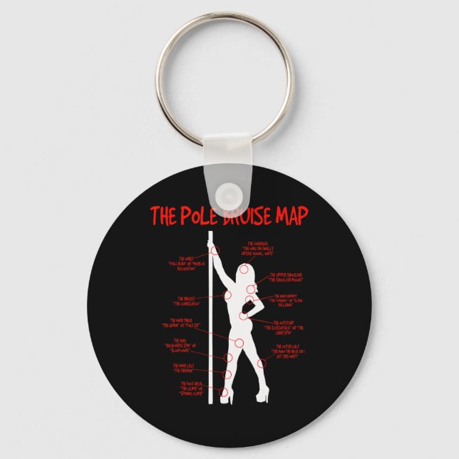 Pole Bruise Bära Dance Outfit Dancing Clothes Fitn Nyckelring (Framsida)