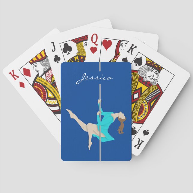 Pole Fitness Casinokort (Baksidan)