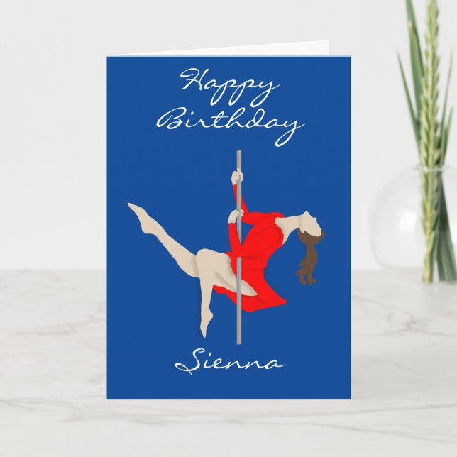 Pole Fitness Kort (Framsida)