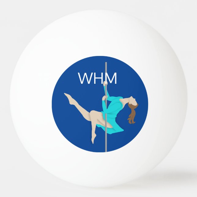 Pole fitness pingisboll (Framsidan)
