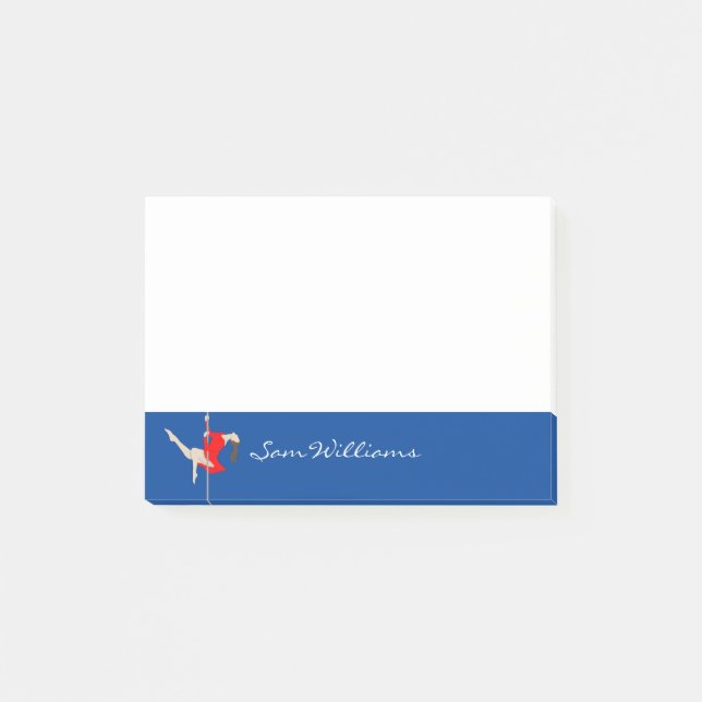 Pole Fitness Post-it Block (Framsida)
