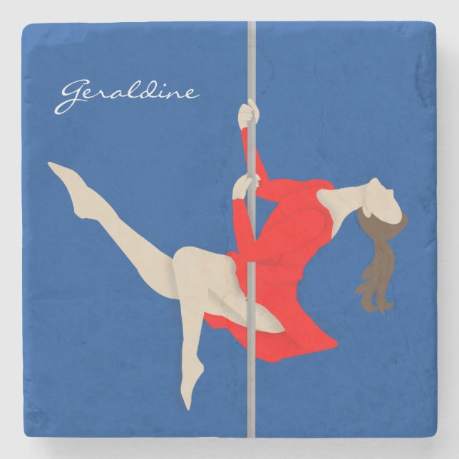 Pole Fitness Stenunderlägg (Framsidan)