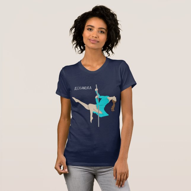 Pole Fitness T Shirt (Hel framsida)