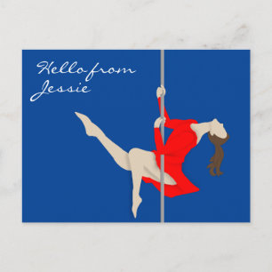 Pole Fitness Vykort