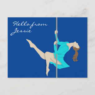 Pole Fitness Vykort