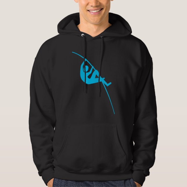 Pole som välver - himmelblått sweatshirt (Framsida)